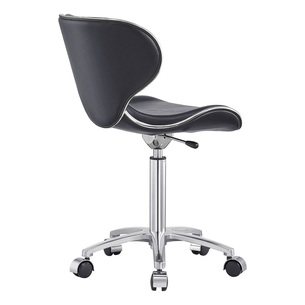 Dream In Reality Esperto Stool (9958): Black, Back View