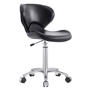 Dream In Reality Esperto Stool (9958): Black, Front View