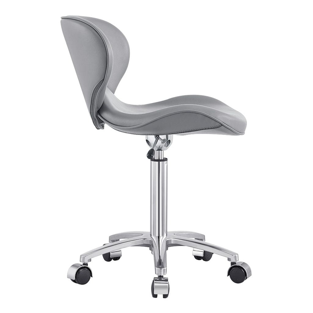 Dream In Reality Esperto Stool (9958): Gray, Side View