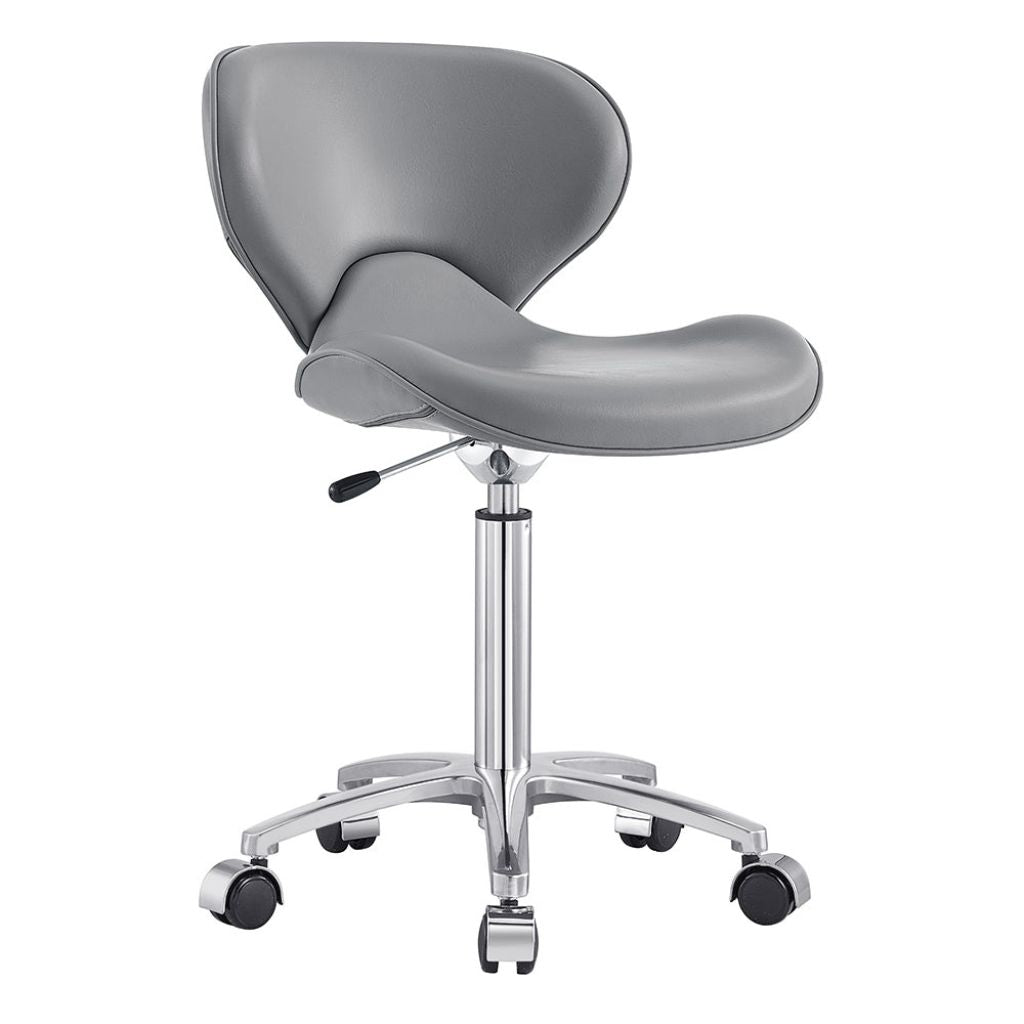 Dream In Reality Esperto Stool (9958): Gray, Front View