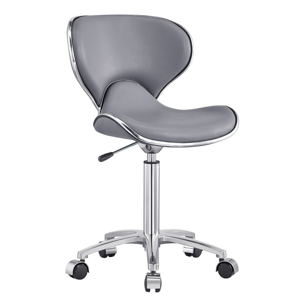 Dream In Reality Esperto Stool (9958): Gray, Front View