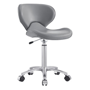 Dream In Reality Esperto Stool (9958): Gray, Front View