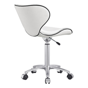 Dream In Reality Esperto Stool (9958): White, Back View