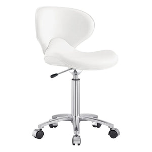Dream In Reality Esperto Stool (9958): White, Front View