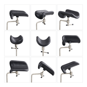 Dream In Reality Fiona Exam Table With Stirrups (8246EBYH-stirrups): Stirrups