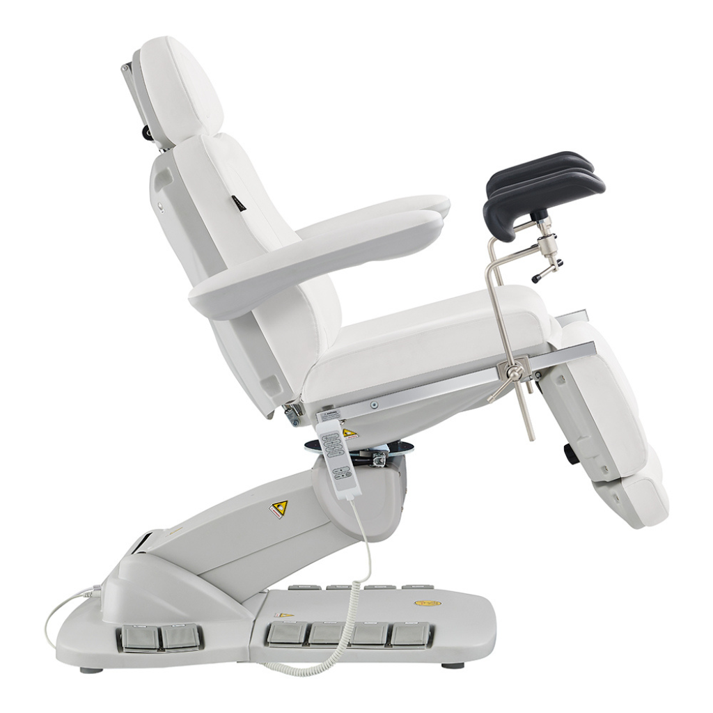 Dir Table DIR Fiona Exam Table With Stirrups (8246EBYH-stirrups) - Medical Spa Supply