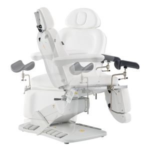 Dream In Reality Fiona Exam Table With Stirrups (8246EBYH-stirrups): Swivel