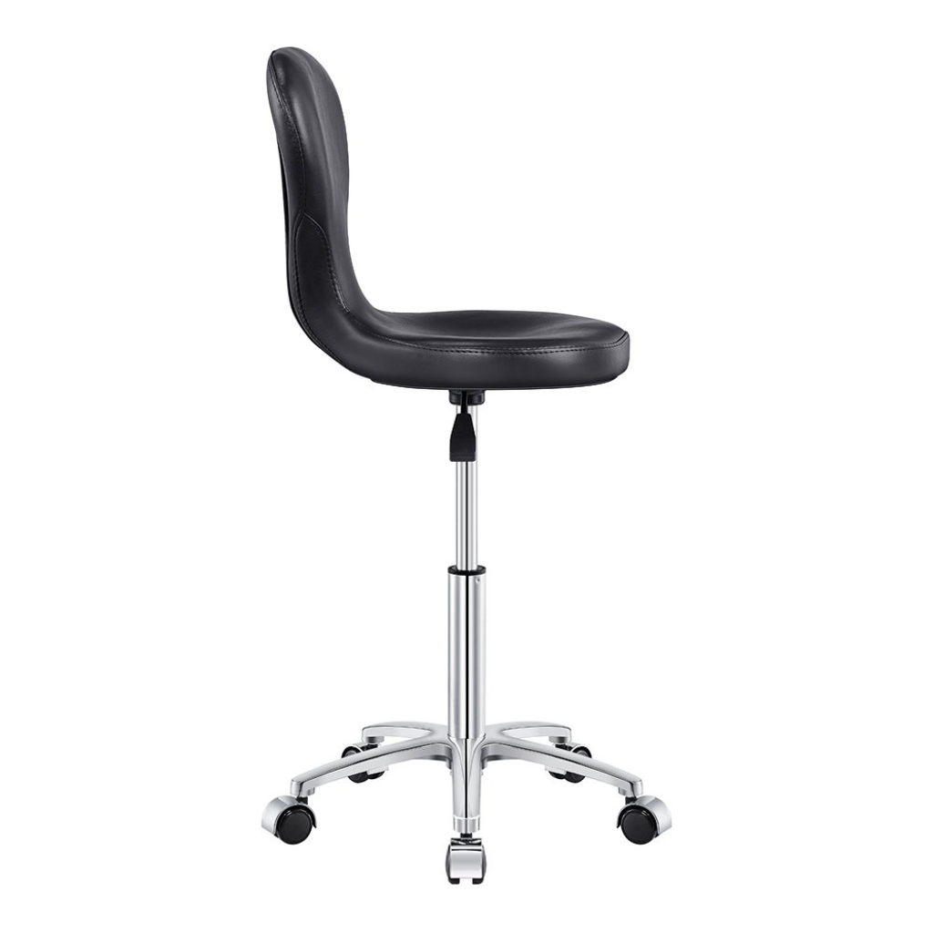 Dream In Reality Futuro Stool (9901): Black, Maximum Lift