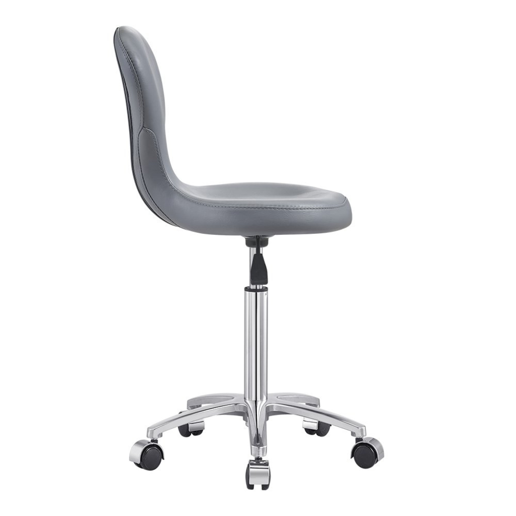 Dream In Reality Futuro Stool (9901): Gray, Side View