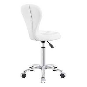 Dream In Reality Futuro Stool (9901): White, Back View