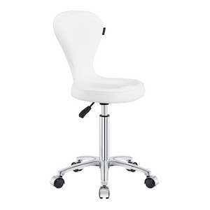 Dream In Reality Futuro Stool (9901): White, Front View