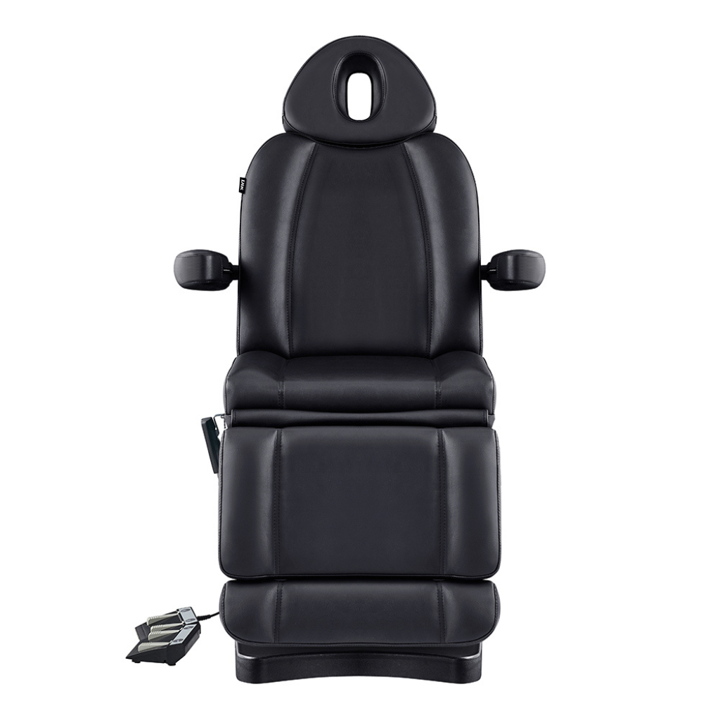 Dream In Reality Ink Electric Esthetician Chair (8103): Black, Front View
