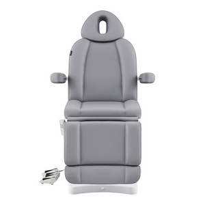 Dream In Reality Ink Electric Esthetician Chair (8103): Gray, Front View