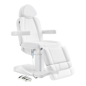 Dream In Reality Ink Electric Esthetician Chair (8103): White, Side View