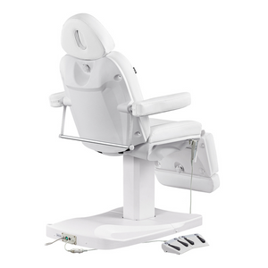 Dream In Reality Ink Electric Esthetician Chair (8103): White, Back View