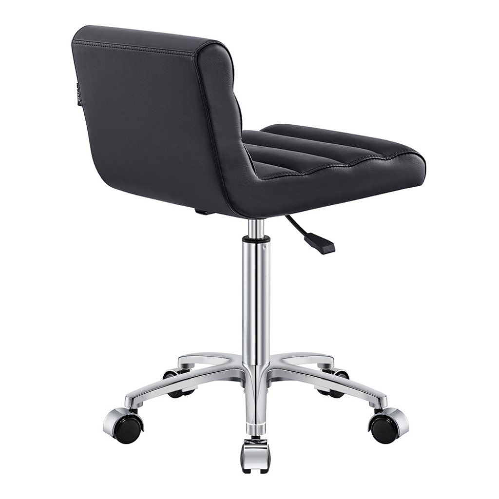 Dream In Reality Jockey Stool (9959): Black, Back View