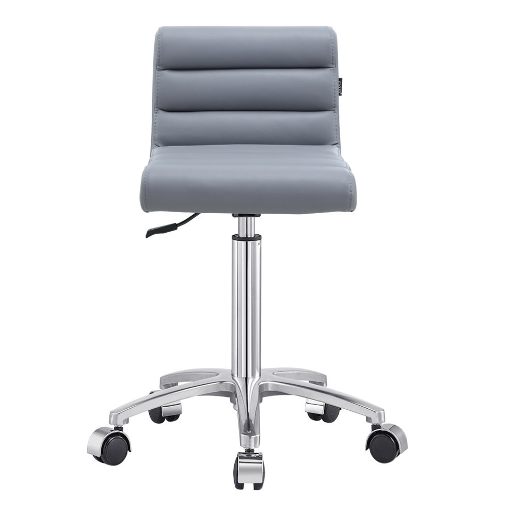Dream In Reality Jockey Stool (9959): Gray, Front View