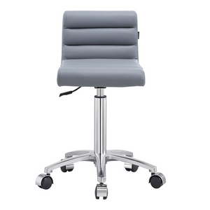 Dream In Reality Jockey Stool (9959): Gray, Front View