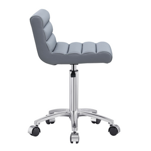 Dream In Reality Jockey Stool (9959): Gray, Side View