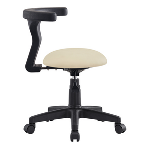 Dream In Reality Largo Beauty Salon Stool (Beige): Side View