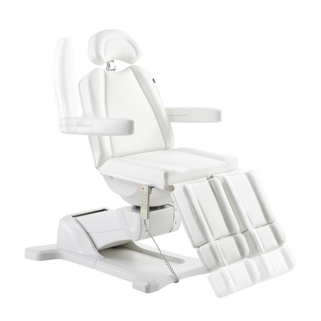 Dream In Reality Libra Full Electric Medical Procedure Chair (8710): Adjustable Armrest and Footrest