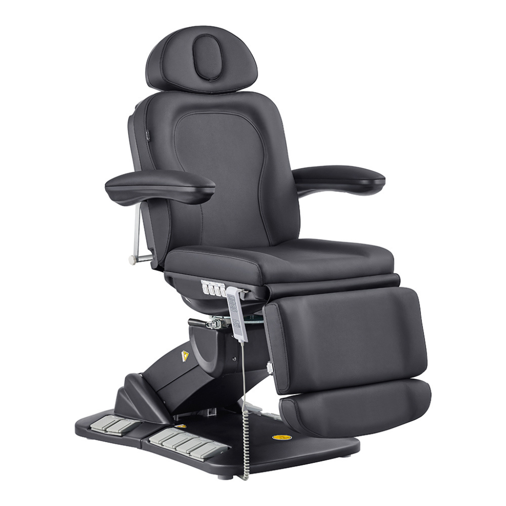 Dream In Reality Logan Medical Spa Bed (8246EBYH): Black, Side View