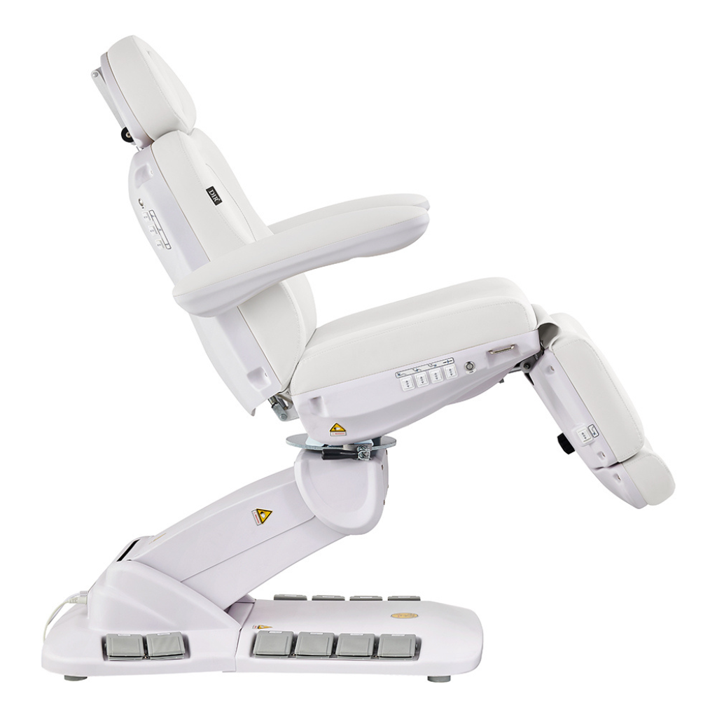 Dream In Reality Logan Medical Spa Bed (8246EBYH): White, Side View