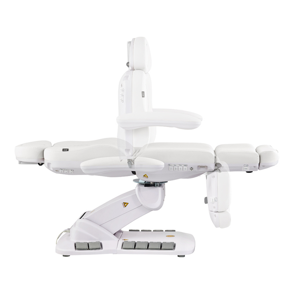 Dream In Reality Logan Medical Spa Bed (8246EBYH): White, Adjustable Backrest and Footrest