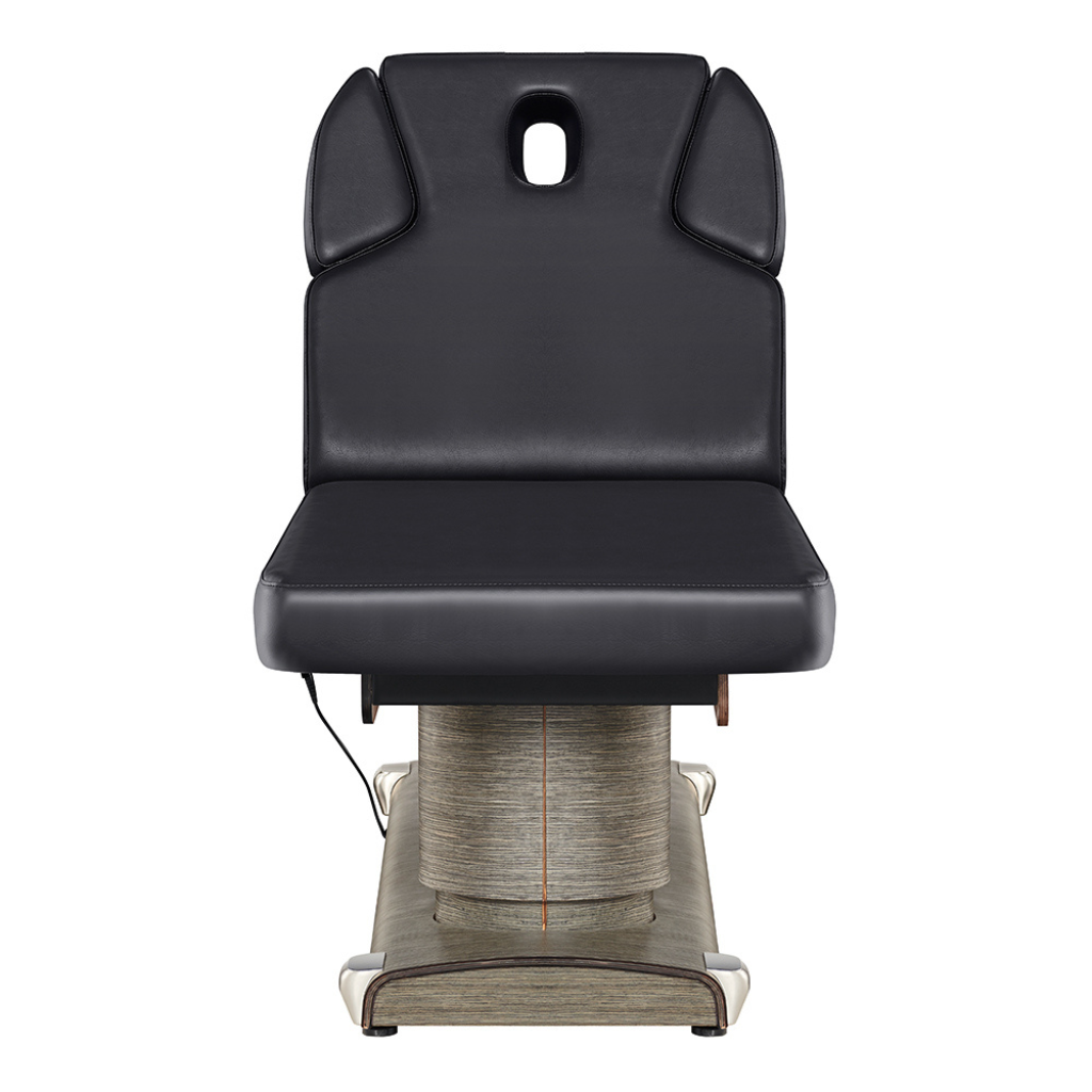 Dream In Reality Luxi 4 Motors Medical Spa Treatment Table (8838): Black, Front View