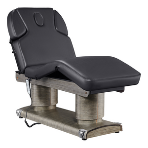 Dream In Reality Luxi 4 Motors Medical Spa Treatment Table (8838): Black, Adjustable Footrest