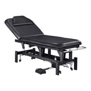 Dream In Reality Mar Egeo Electric Treatment & Medical Examination Bed (8230): Black, Side View