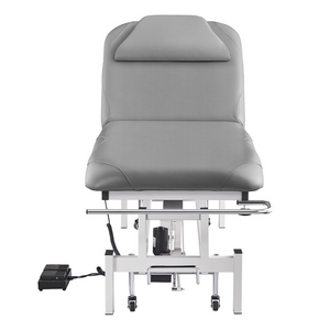 Dream In Reality Mar Egeo Electric Treatment & Medical Examination Bed (8230): Gray, Front View