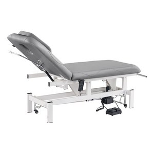 Dream In Reality Mar Egeo Electric Treatment & Medical Examination Bed (8230): Gray, Back View