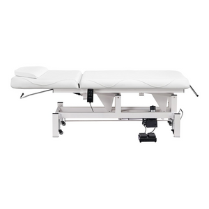 Dream In Reality Mar Egeo Electric Treatment & Medical Examination Bed (8230): White, Flat Bed