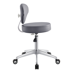 Dream In Reality Medical Stool (9157): Gray, Side View