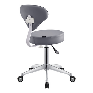 Dream In Reality Medical Stool (9157): Gray, Back View