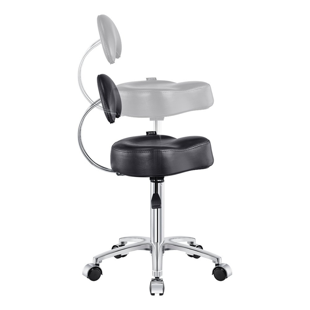 Dream In Reality Medusa Stool (9917): Black, Lift System