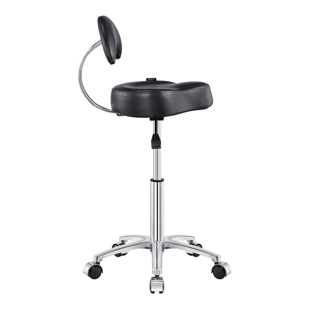 Dream In Reality Medusa Stool (9917): Black, Maximum Lift