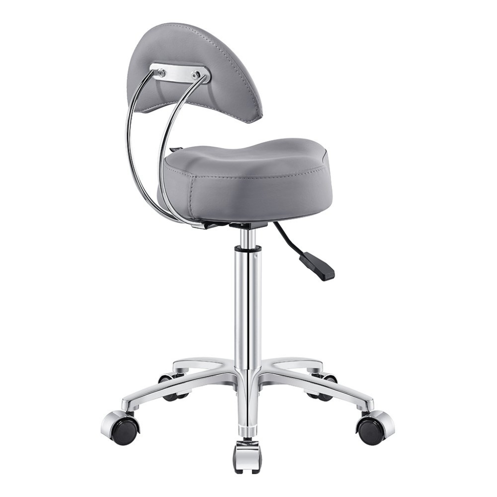 Dream In Reality Medusa Stool (9917): Gray, Back View