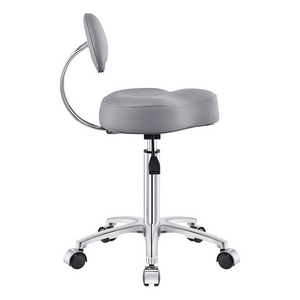 Dream In Reality Medusa Stool (9917): Gray, Side View