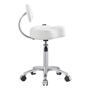Dream In Reality Medusa Stool (9917): White, Side View