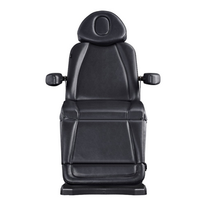 Dream In Reality Pavo 4 Motors Rotating Medical Spa Treatment Table/Chair (8709): Black, Front View