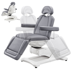 Dream In Reality Pavo 4 Motors Rotating Medical Spa Treatment Table/Chair (8709): Gray, Front View