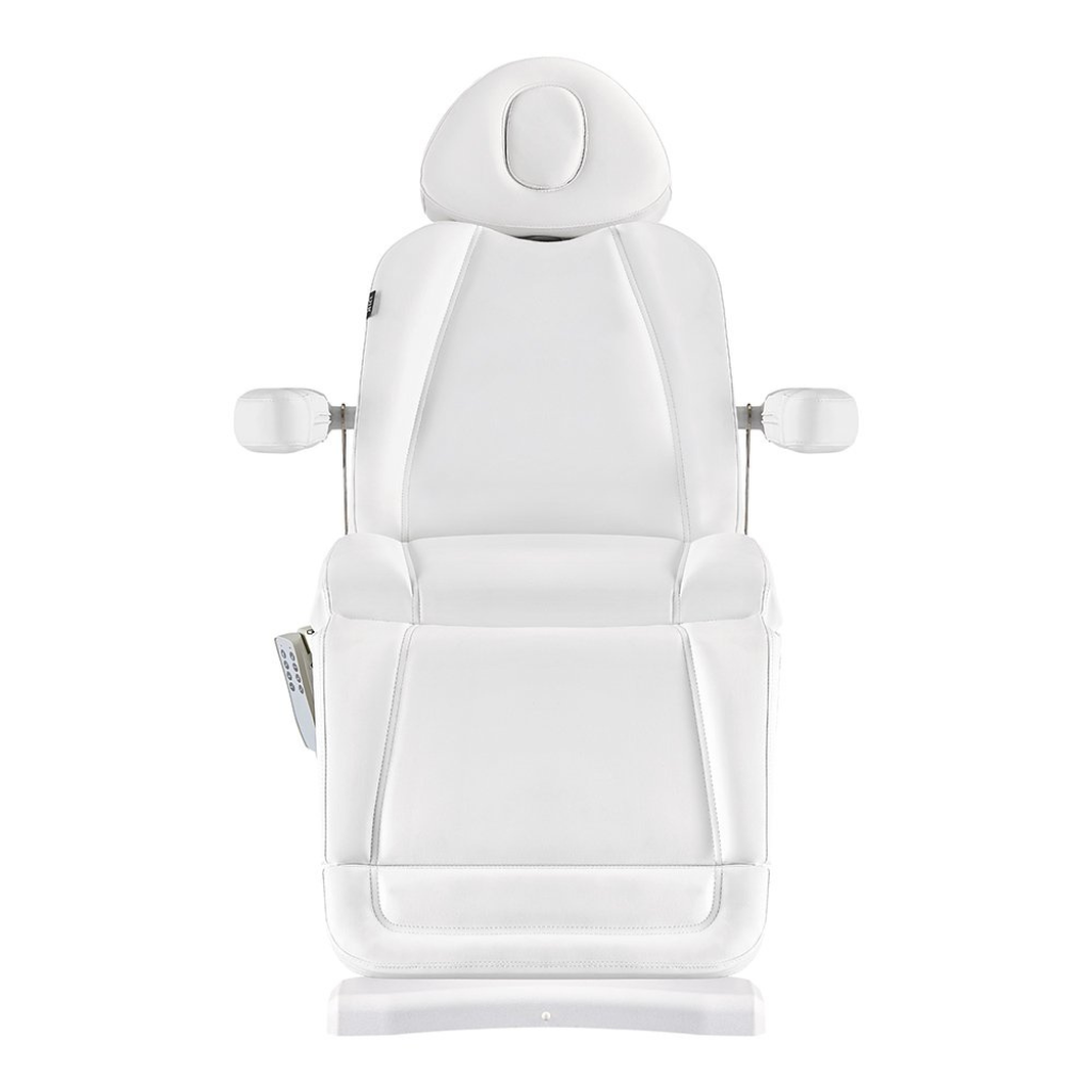 Dream In Reality Pavo 4 Motors Rotating Medical Spa Treatment Table/Chair (8709): White, Front View