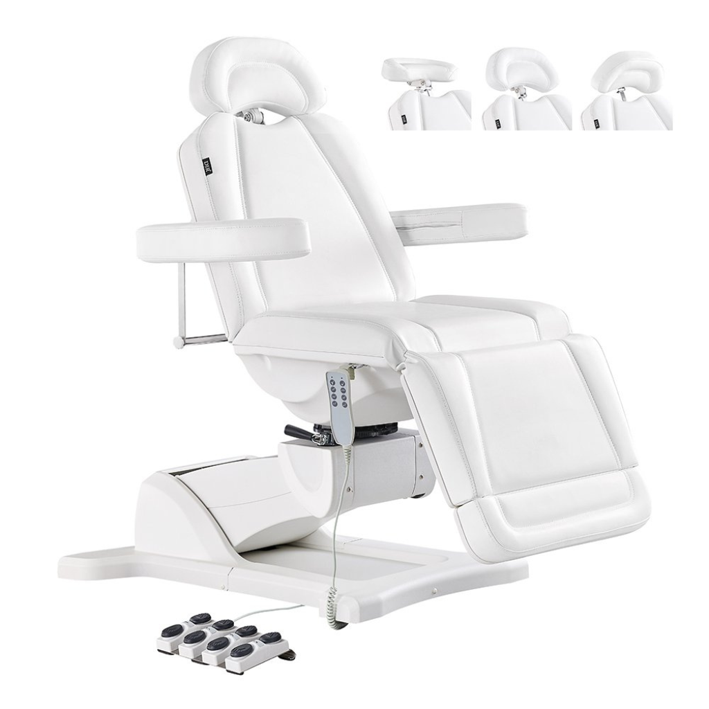 Dream In Reality Pavo 4 Motors Rotating Medical Spa Treatment Table/Chair (8709): Adjustable Headrest