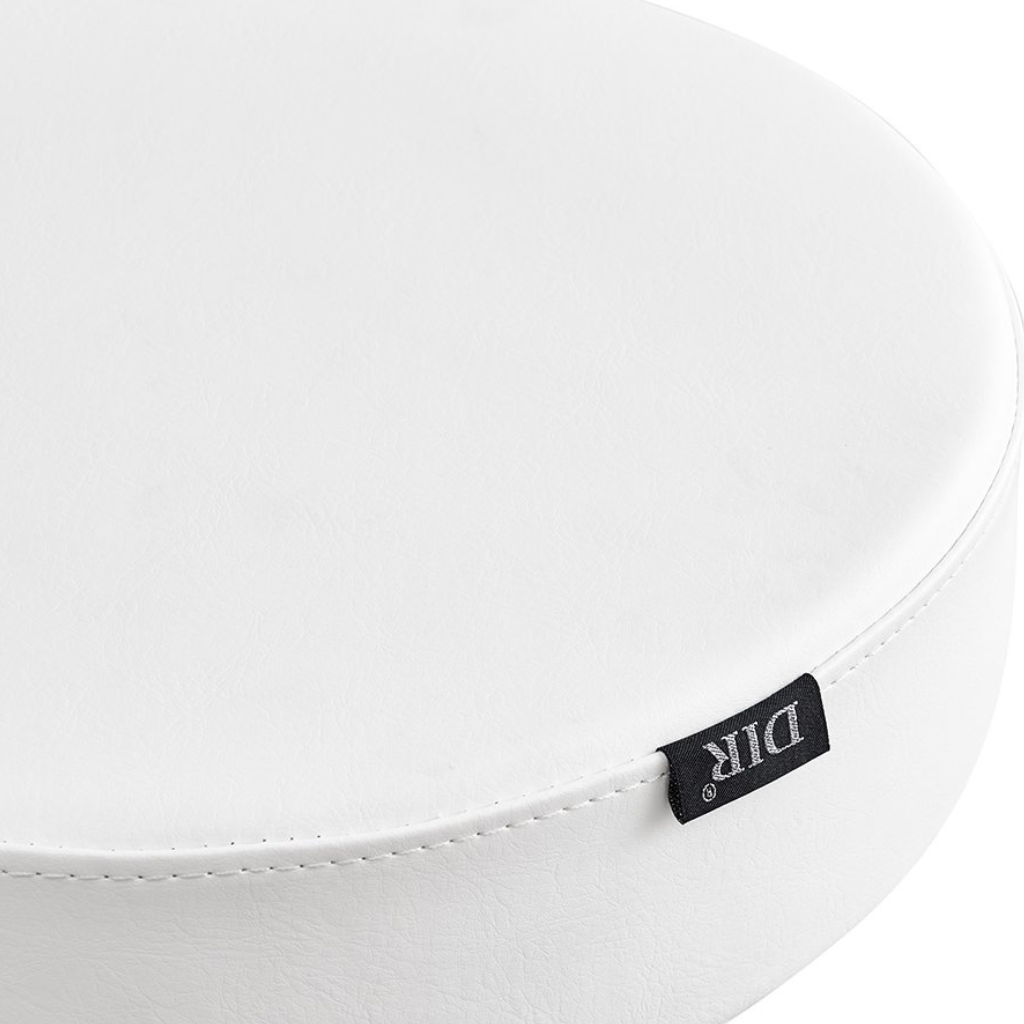 Dream In Reality Serene Stool (9109): White, Saddle / Seat