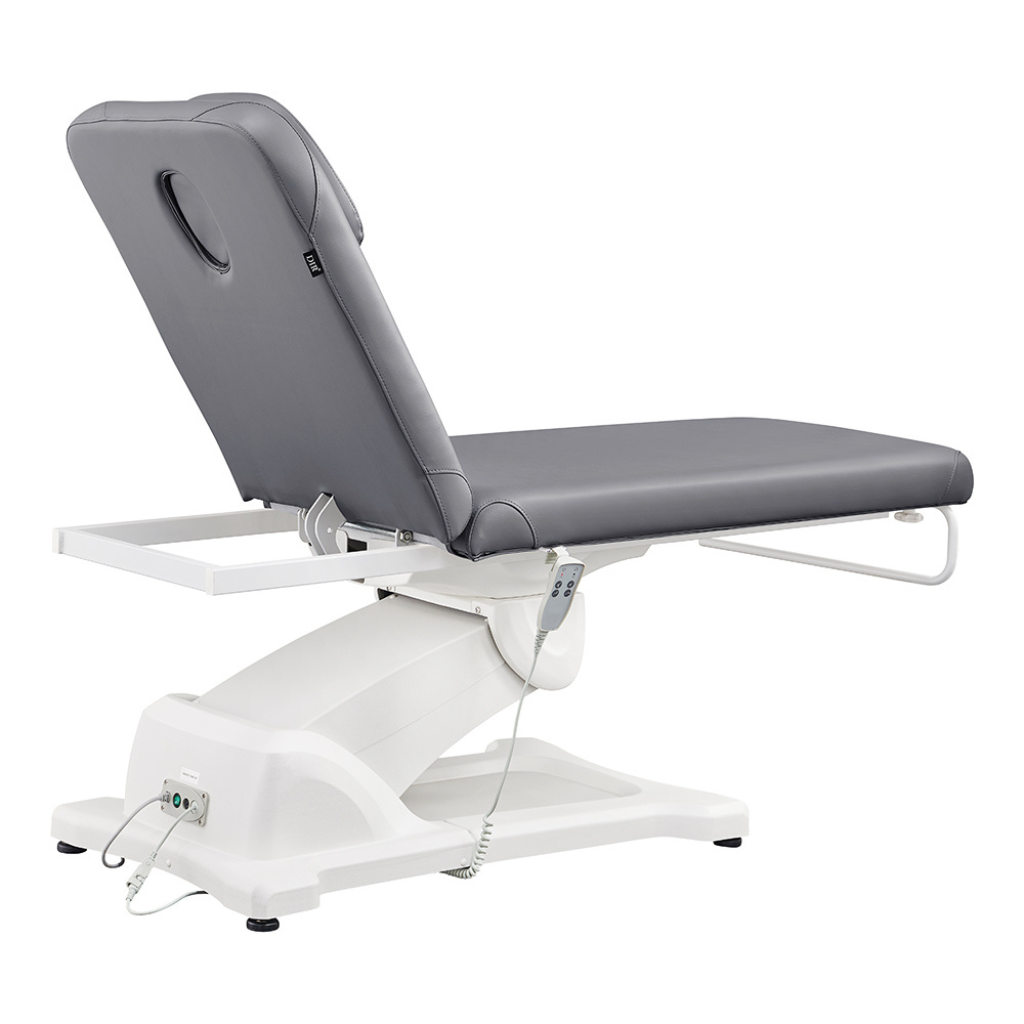 Dream In Reality Serenity Electric Treatment Table (8808): Gray, Back View