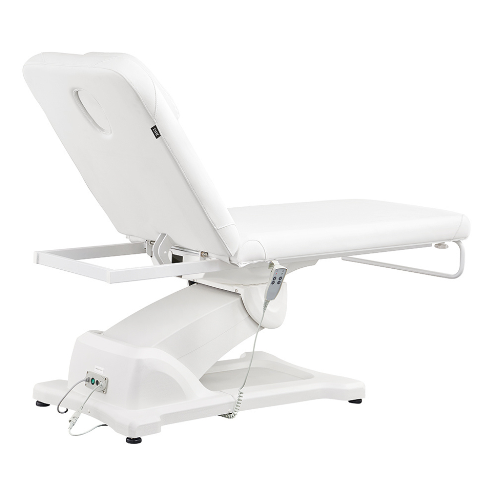 Dream In Reality Serenity Electric Treatment Table (8808): White, Back View