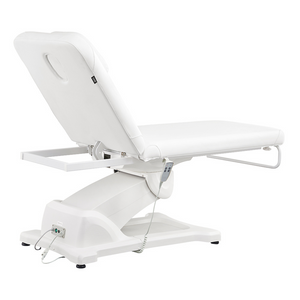 Dream In Reality Serenity Electric Treatment Table (8808): White, Back View