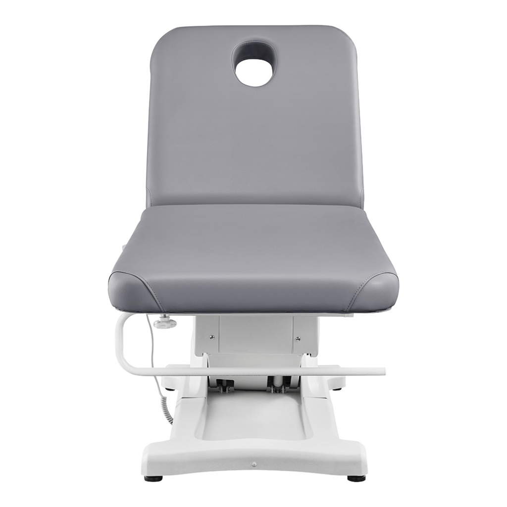 Dream In Reality Serenity Electric Treatment Table (8808): Gray, Front View